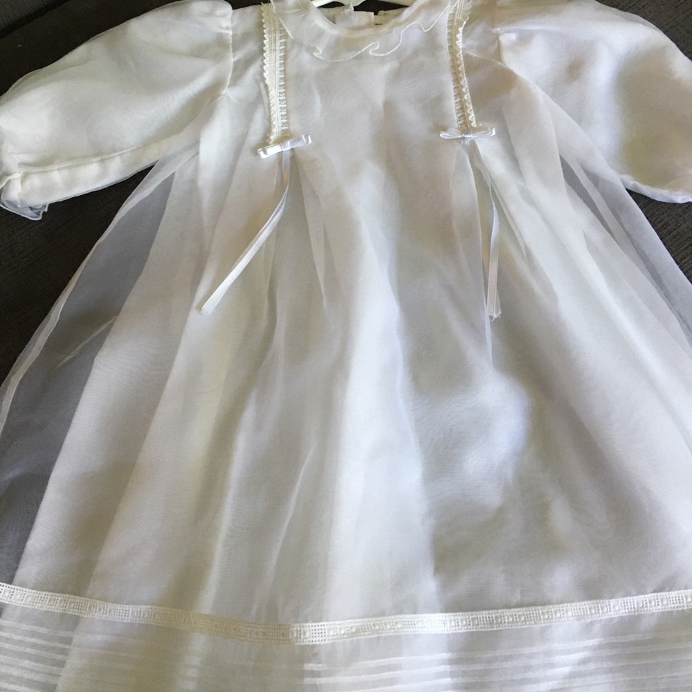 Christening Gown and matching Bonnet